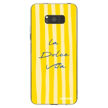 Picasee silikonowe przeźroczyste etui na Samsung Galaxy S8 G950F - Ladolcevita