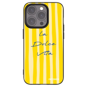 Picasee silikonowe czarne etui na Apple iPhone 15 Pro - Ladolcevita
