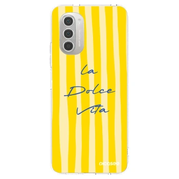Picasee silikonowe przeźroczyste etui na Motorola Moto G51 - Ladolcevita
