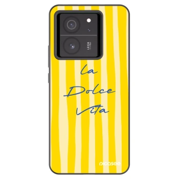 Picasee silikonowe czarne etui na Xiaomi 13T - Ladolcevita