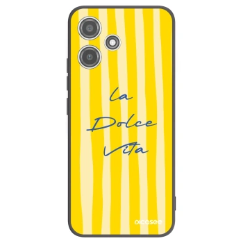 Picasee silikonowe czarne etui na Xiaomi Redmi 12 5G - Ladolcevita