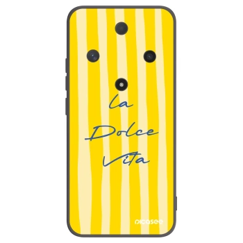 Picasee silikonowe czarne etui na Honor Magic6 Lite 5G - Ladolcevita