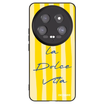 Picasee silikonowe czarne etui na Xiaomi 14 Ultra - Ladolcevita