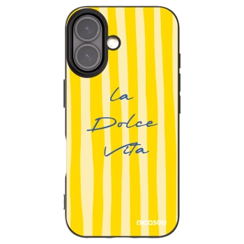 Picasee silikonowe czarne etui na Apple iPhone 16 - Ladolcevita