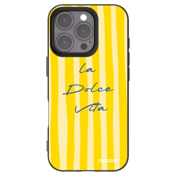Picasee silikonowe czarne etui na Apple iPhone 16 Pro - Ladolcevita