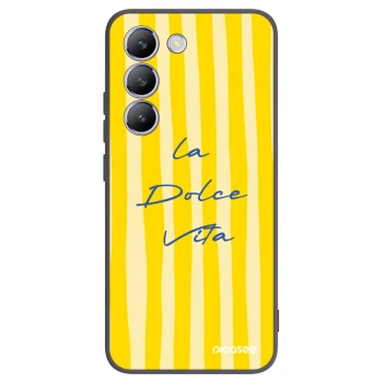 Picasee silikonowe czarne etui na Vivo V40 SE 5G - Ladolcevita
