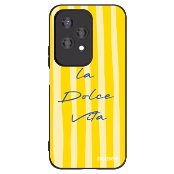 Picasee silikonowe czarne etui na Honor 200 Lite - Ladolcevita