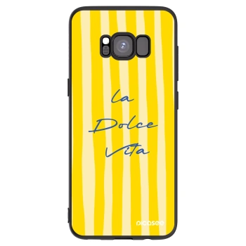 Picasee silikonowe czarne etui na Samsung Galaxy S8 G950F - Ladolcevita