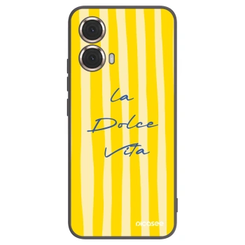 Picasee silikonowe czarne etui na Motorola Moto G85 - Ladolcevita
