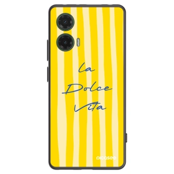 Picasee silikonowe czarne etui na Motorola Moto G35 5G - Ladolcevita
