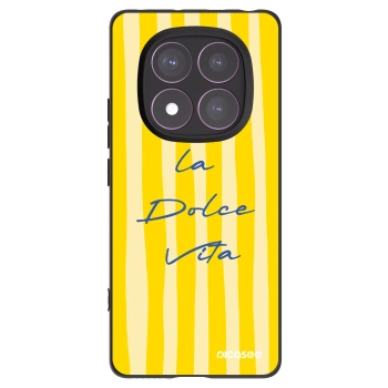 Picasee silikonowe czarne etui na Xiaomi Redmi Note 14 Pro 4G - Ladolcevita