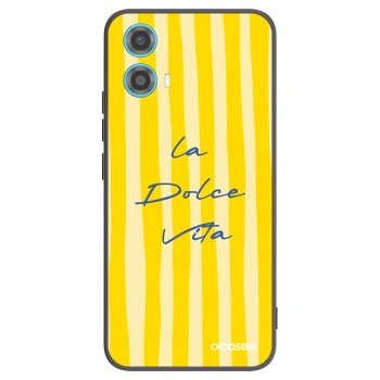 Picasee silikonowe czarne etui na Motorola Moto G34 5G - Ladolcevita