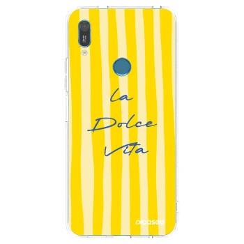 Picasee silikonowe przeźroczyste etui na Huawei Y6 2019 - Ladolcevita
