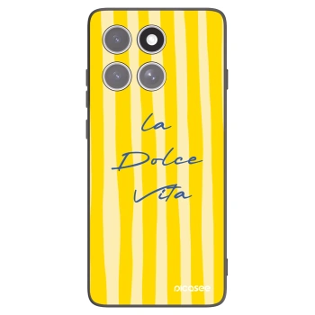 Picasee silikonowe czarne etui na Motorola Edge 60 Pro - Ladolcevita