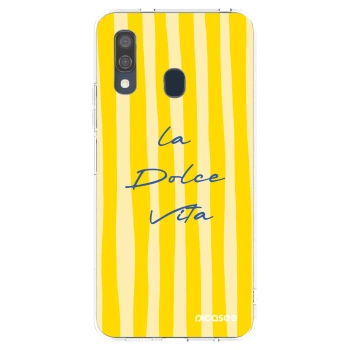 Picasee silikonowe przeźroczyste etui na Samsung Galaxy A40 A405F - Ladolcevita