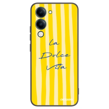 Picasee silikonowe czarne etui na Vivo Y29s 5G - Ladolcevita