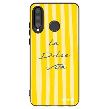 Picasee silikonowe czarne etui na Huawei P30 Lite - Ladolcevita