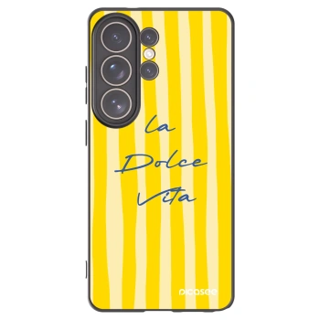 Picasee silikonowe czarne etui na Samsung Galaxy S26 Ultra - Ladolcevita