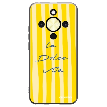 Picasee silikonowe czarne etui na Honor Magic8 Lite 5G - Ladolcevita