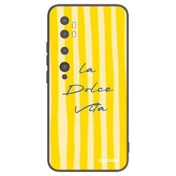 Picasee silikonowe czarne etui na Xiaomi Mi Note 10 (Pro) - Ladolcevita