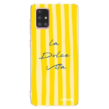Picasee silikonowe przeźroczyste etui na Samsung Galaxy A71 A715F - Ladolcevita