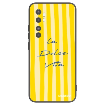 Picasee silikonowe czarne etui na Xiaomi Mi Note 10 Lite - Ladolcevita