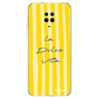 Picasee silikonowe przeźroczyste etui na Xiaomi Redmi Note 9S - Ladolcevita