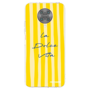 Picasee silikonowe przeźroczyste etui na Xiaomi Poco F2 Pro - Ladolcevita