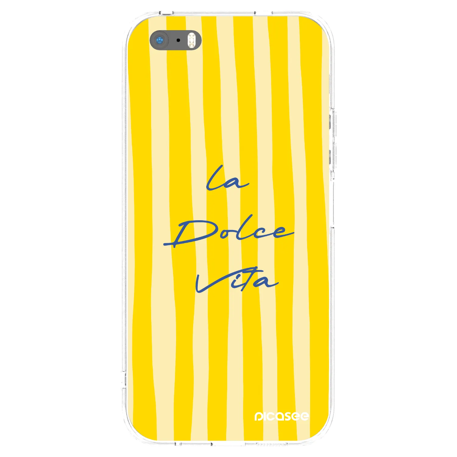 Picasee silikonowe przeźroczyste etui na Apple iPhone 5/5S/SE - Ladolcevita