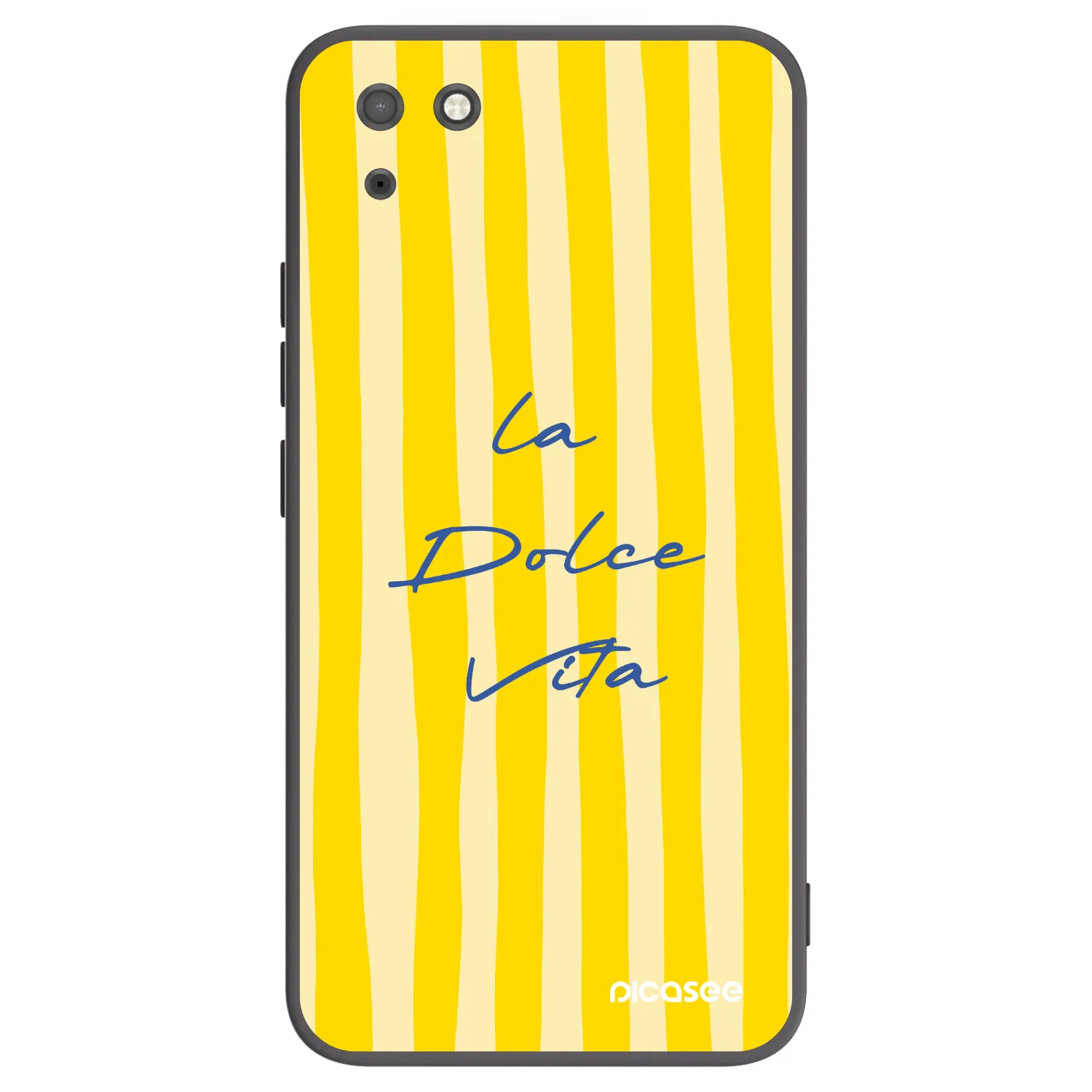 Picasee silikonowe czarne etui na Huawei Y5P - Ladolcevita