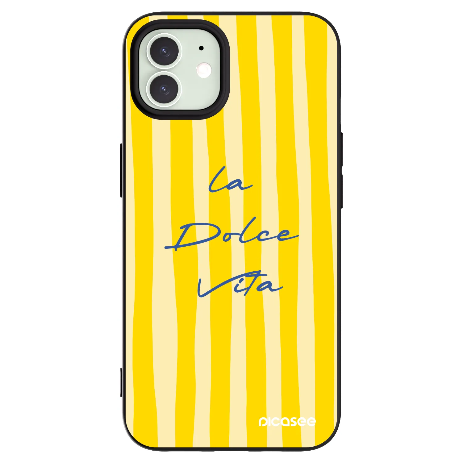 Picasee silikonowe czarne etui na Apple iPhone 12 Pro - Ladolcevita