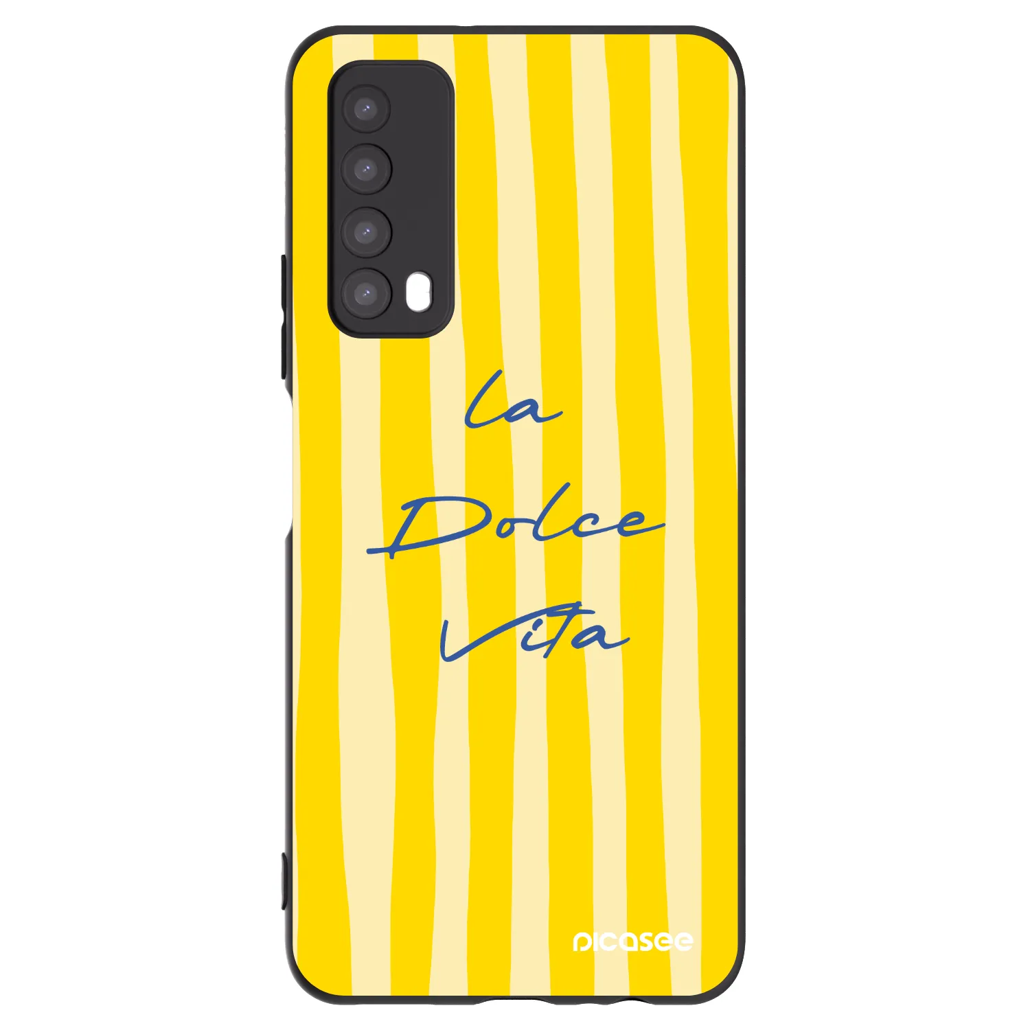 Picasee silikonowe czarne etui na Huawei P Smart 2021 - Ladolcevita