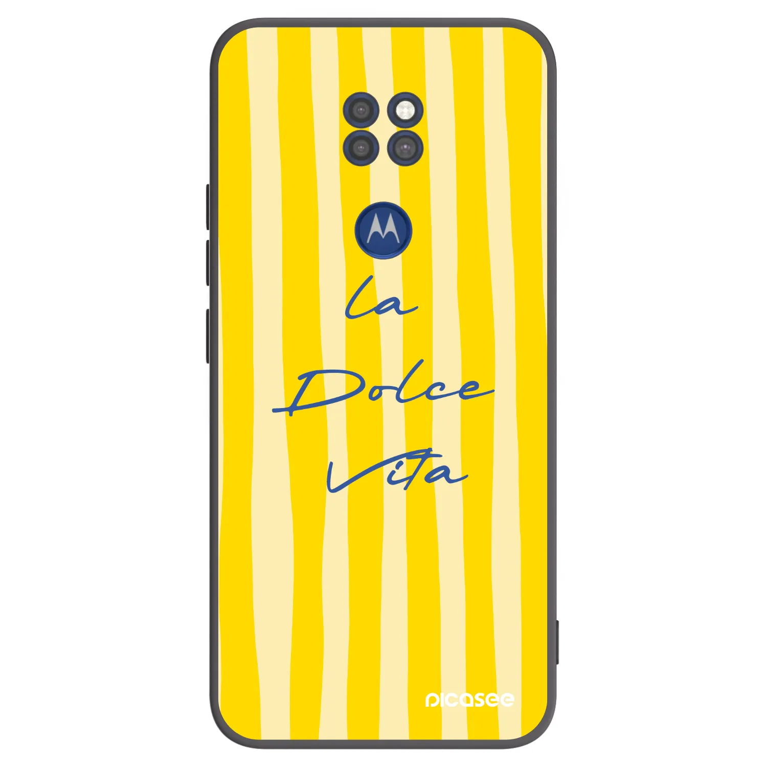 Picasee silikonowe czarne etui na Motorola Moto G9 Play - Ladolcevita