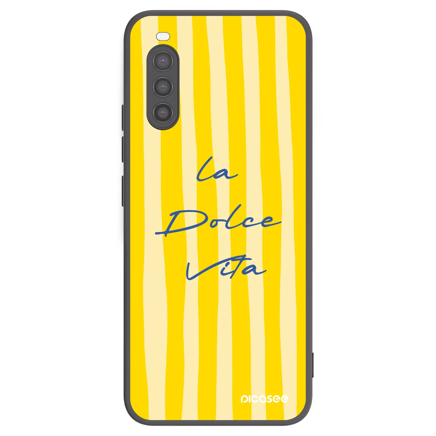 Picasee silikonowe czarne etui na Sony Xperia 10 II - Ladolcevita