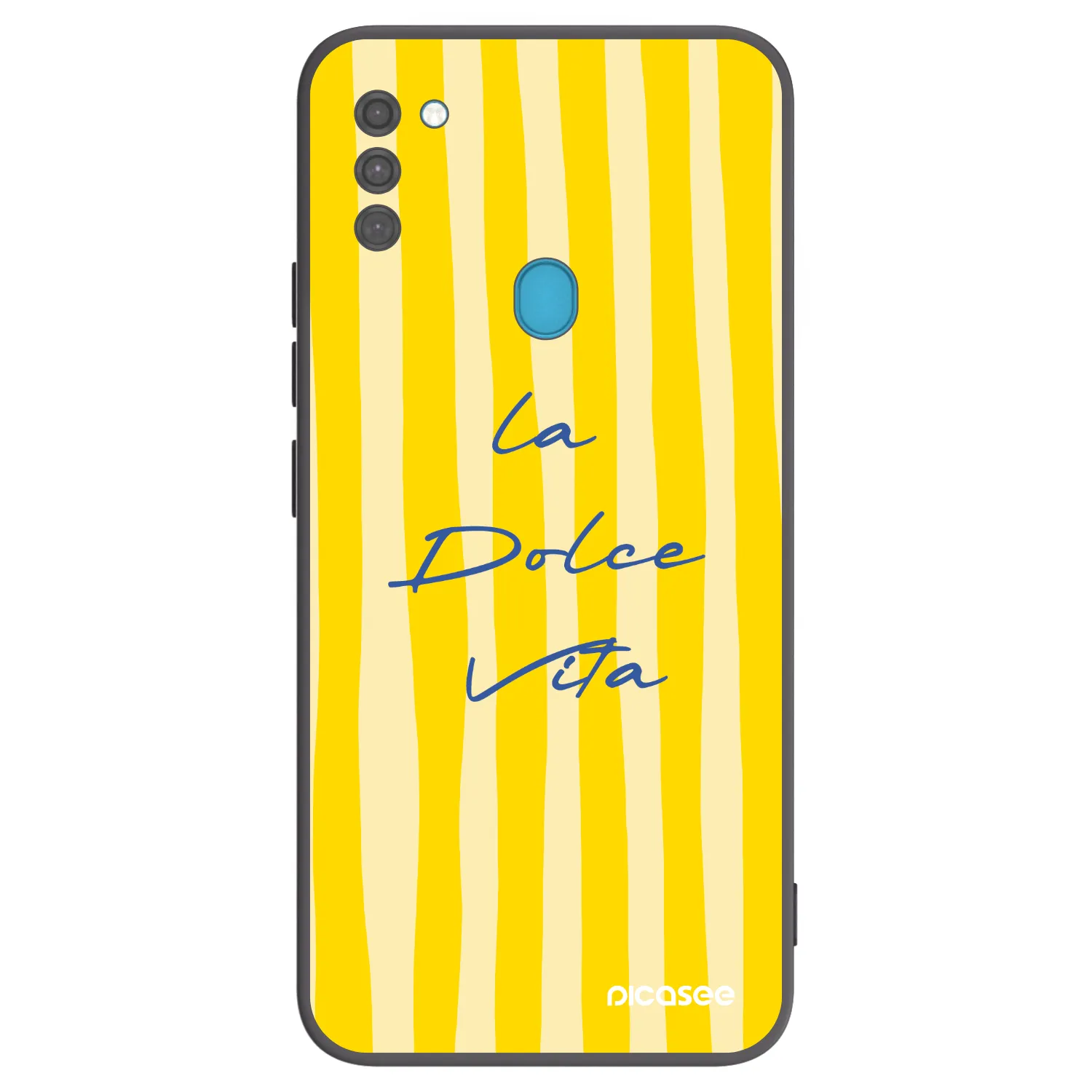 Picasee silikonowe czarne etui na Samsung Galaxy M11 - Ladolcevita