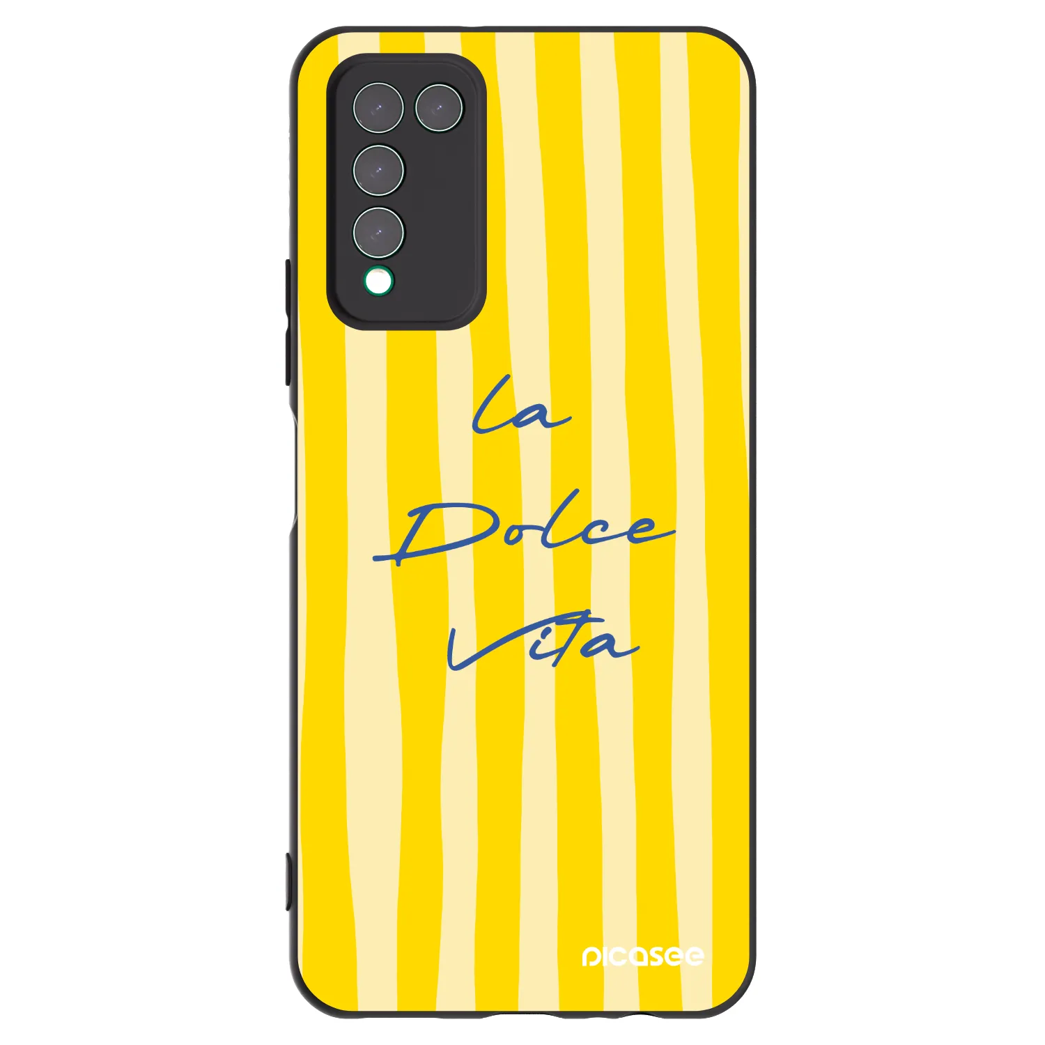 Picasee silikonowe czarne etui na Honor 10X Lite - Ladolcevita