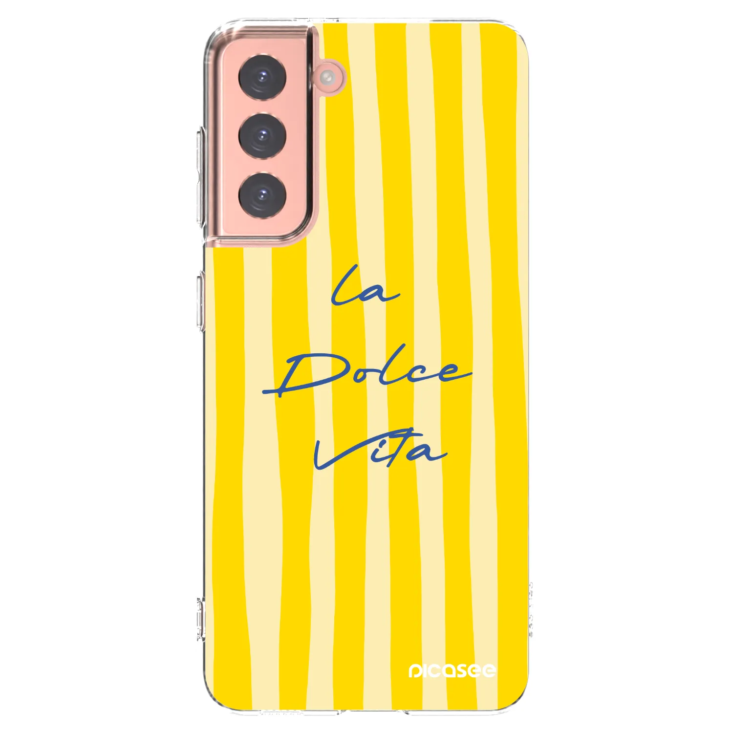 Picasee silikonowe przeźroczyste etui na Samsung Galaxy S21 5G G991B - Ladolcevita