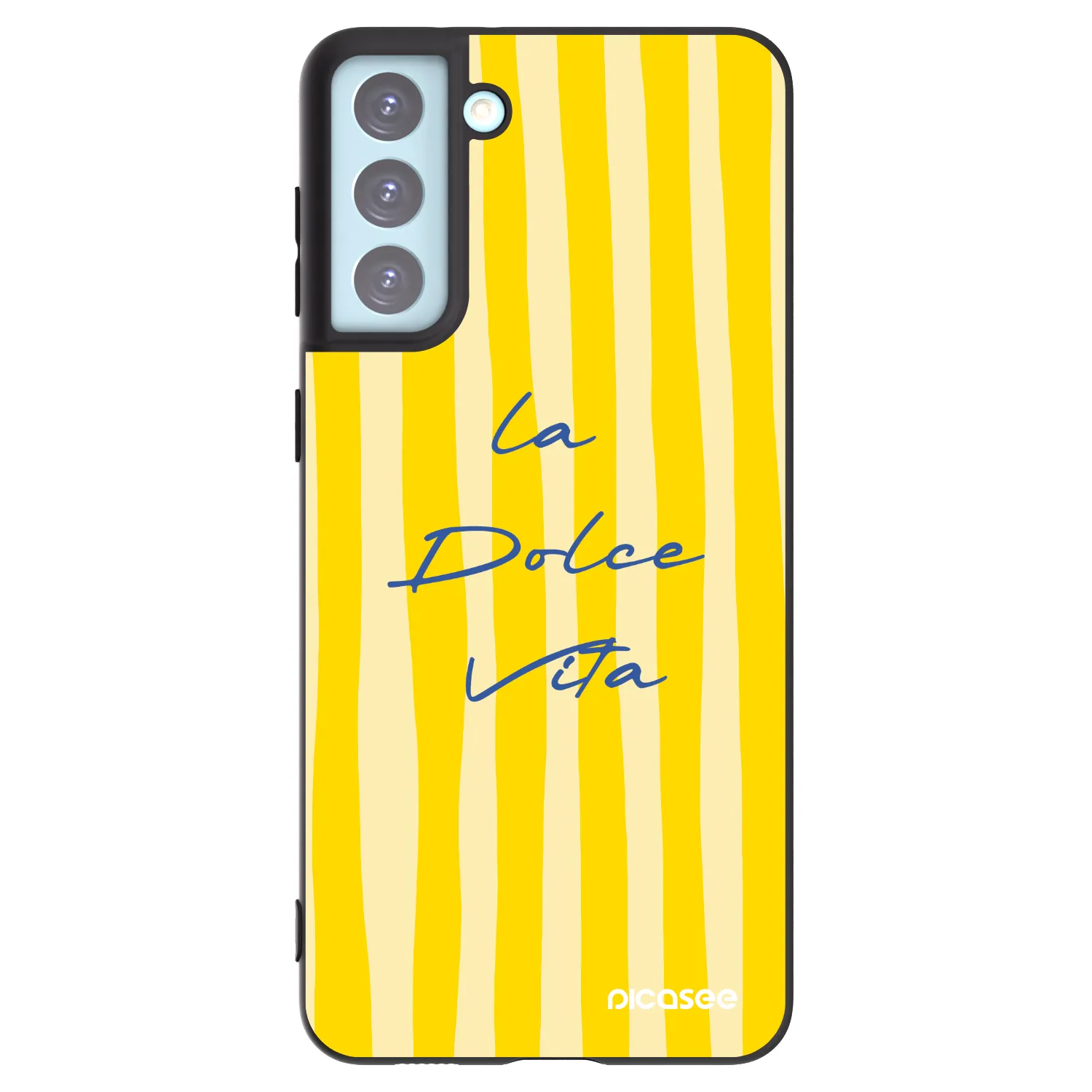 Picasee silikonowe czarne etui na Samsung Galaxy S21+ 5G G996F - Ladolcevita