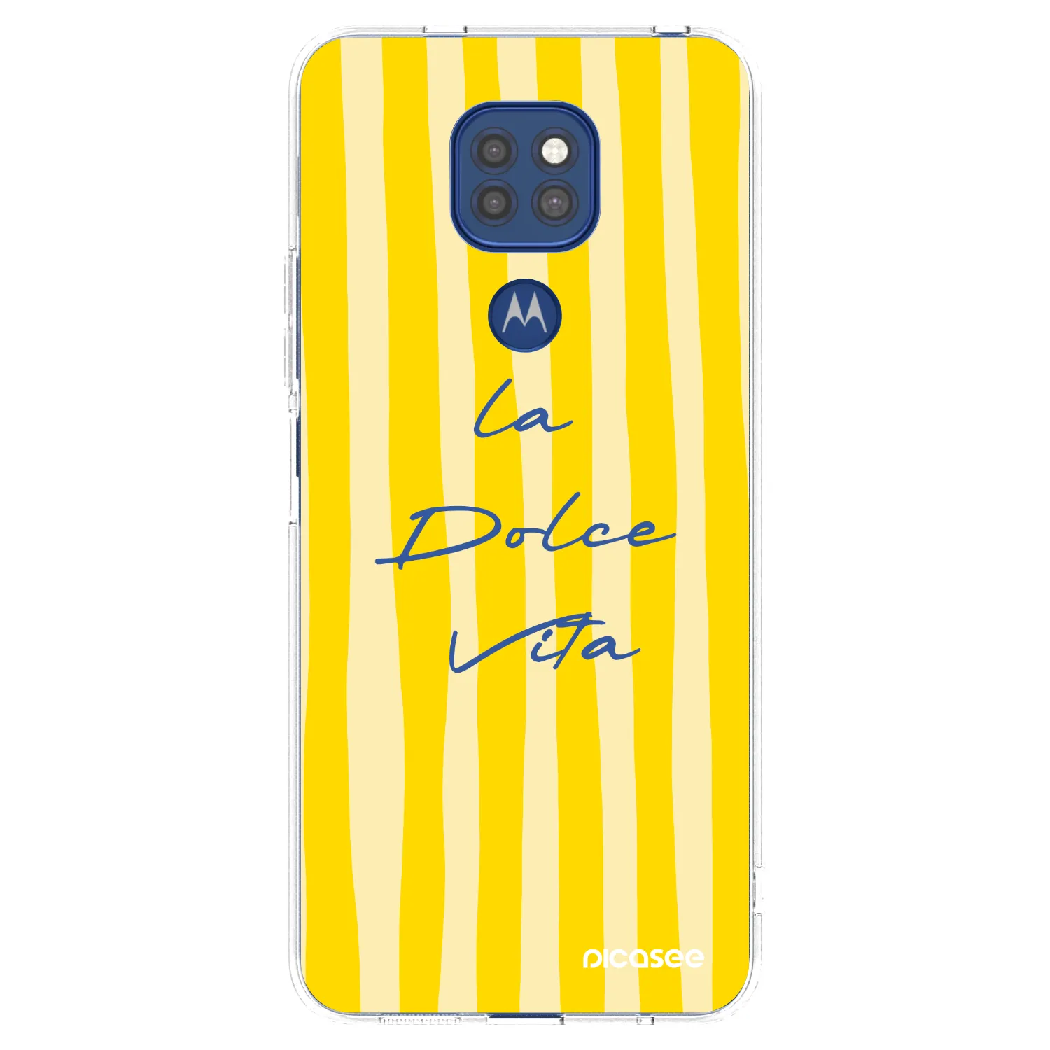 Picasee silikonowe przeźroczyste etui na Motorola Moto G9 Play - Ladolcevita