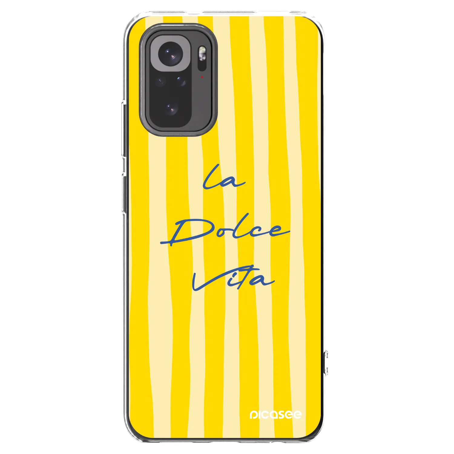 Picasee silikonowe przeźroczyste etui na Xiaomi Redmi Note 10S - Ladolcevita