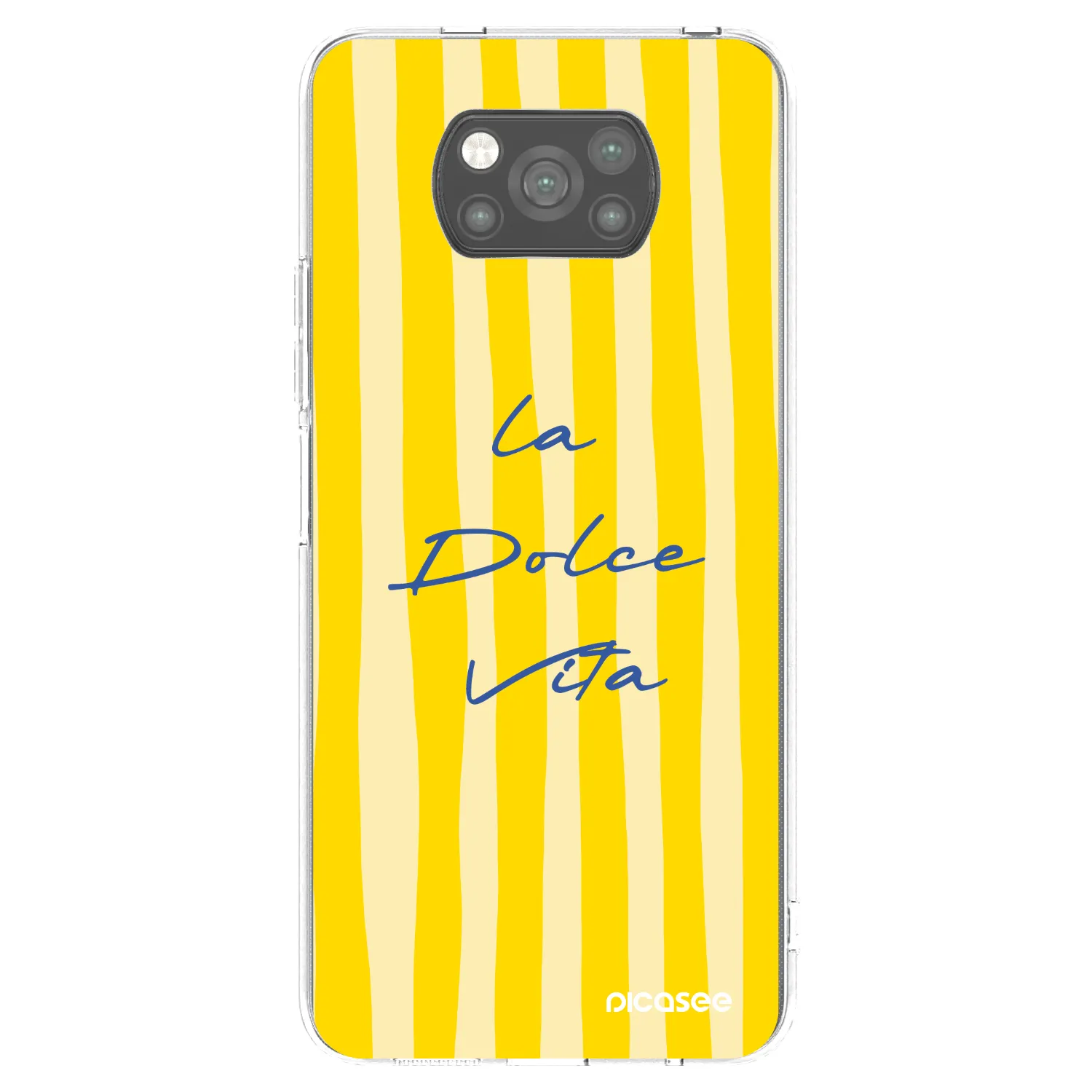 Picasee silikonowe czarne etui na Xiaomi Poco X3 Pro - Ladolcevita