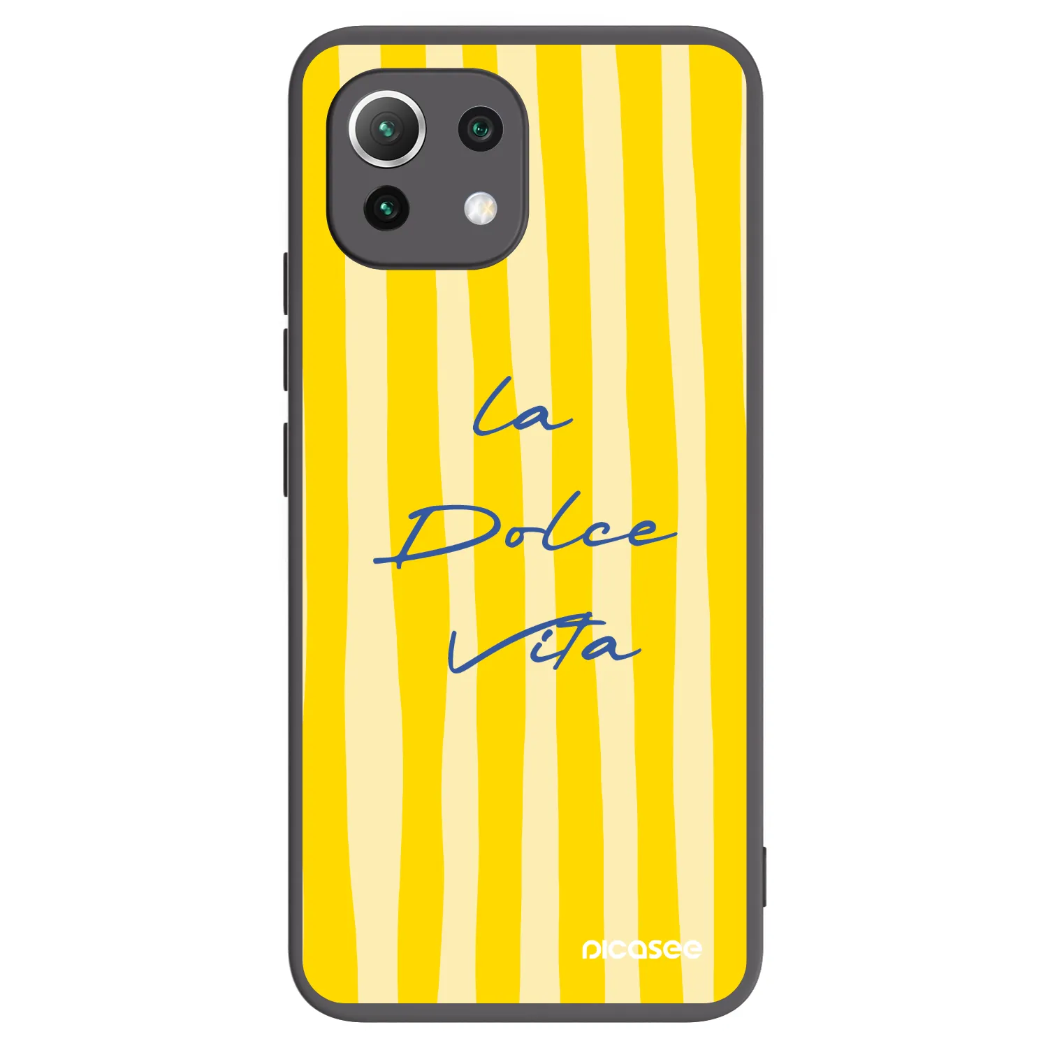 Picasee silikonowe czarne etui na Xiaomi Mi 11 Lite - Ladolcevita