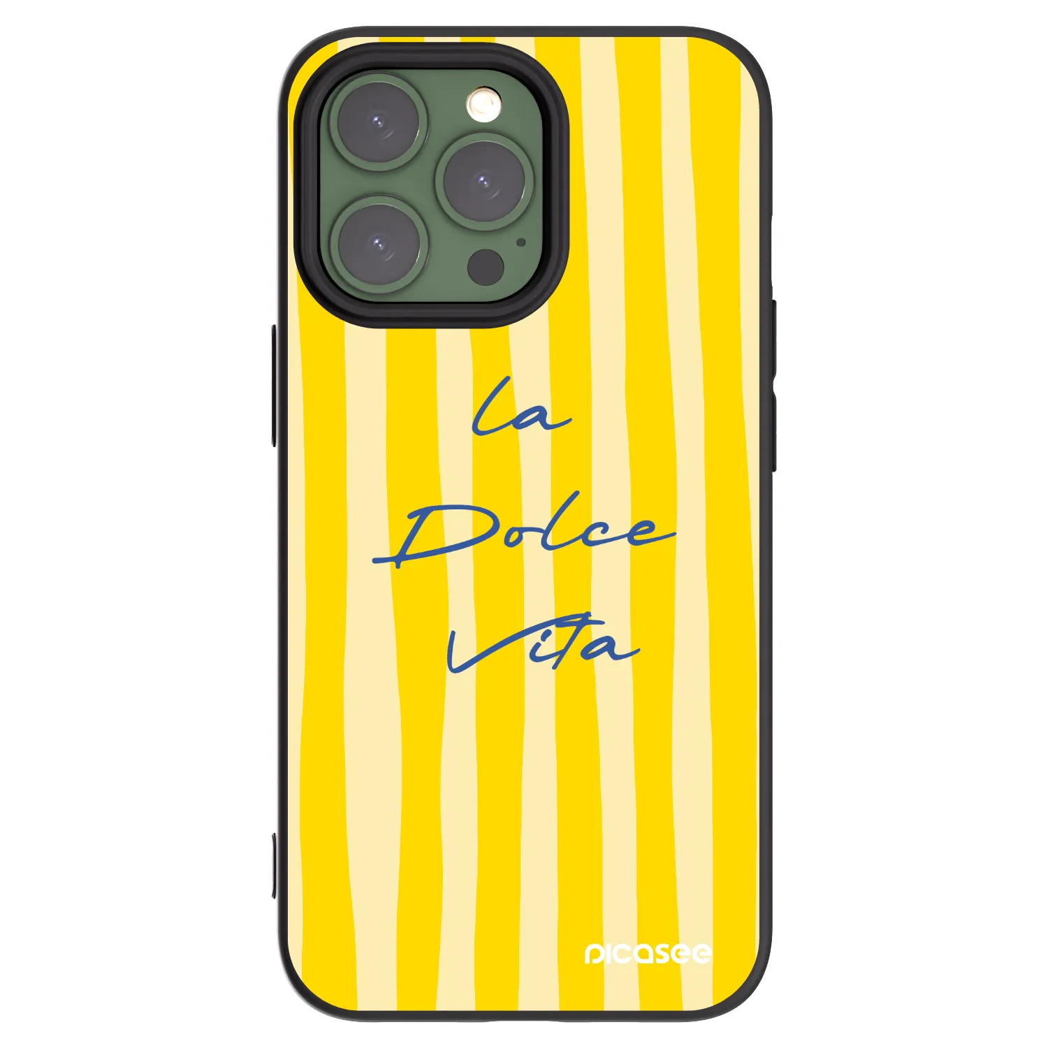 Picasee silikonowe czarne etui na Apple iPhone 13 Pro - Ladolcevita