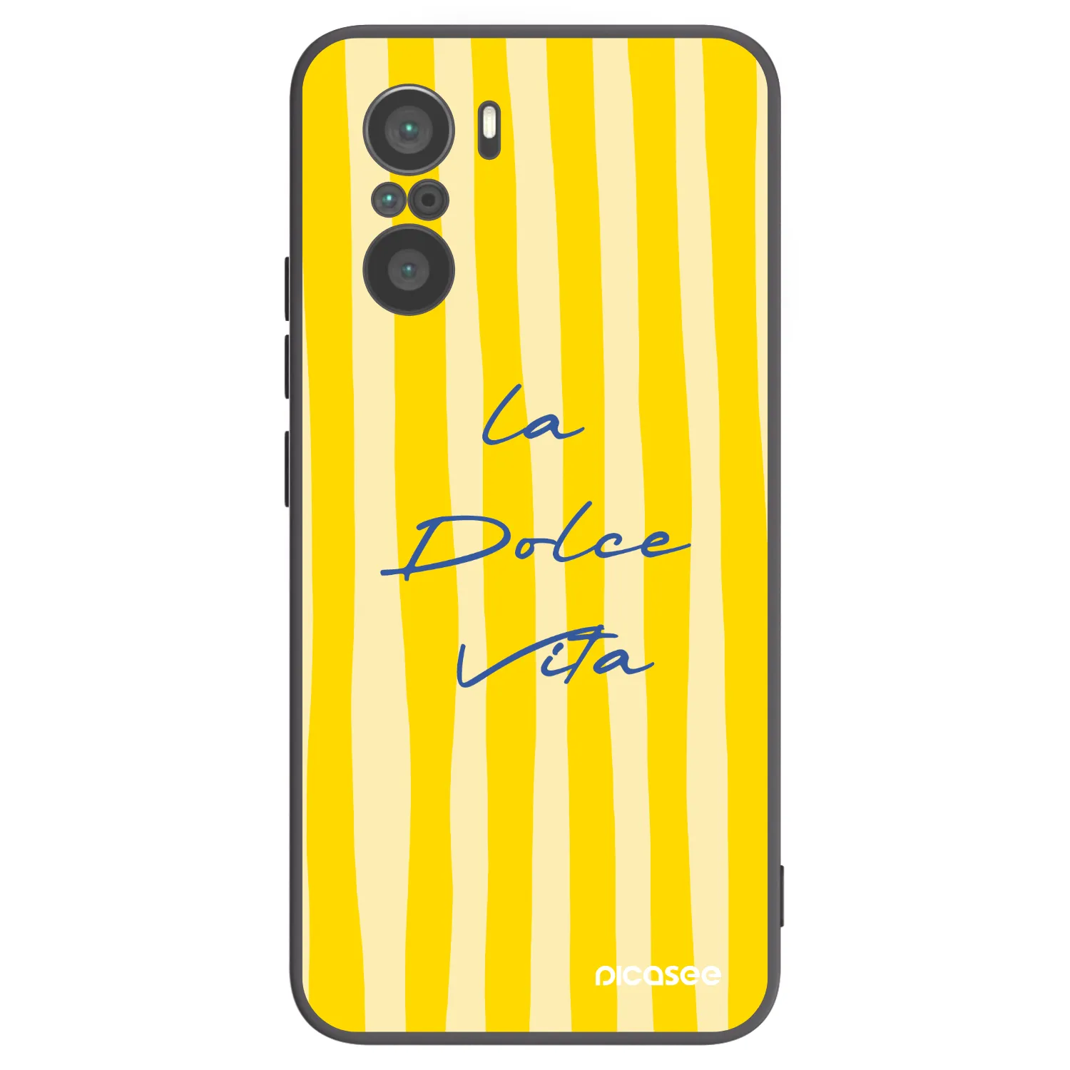 Picasee silikonowe czarne etui na Xiaomi Poco F3 - Ladolcevita