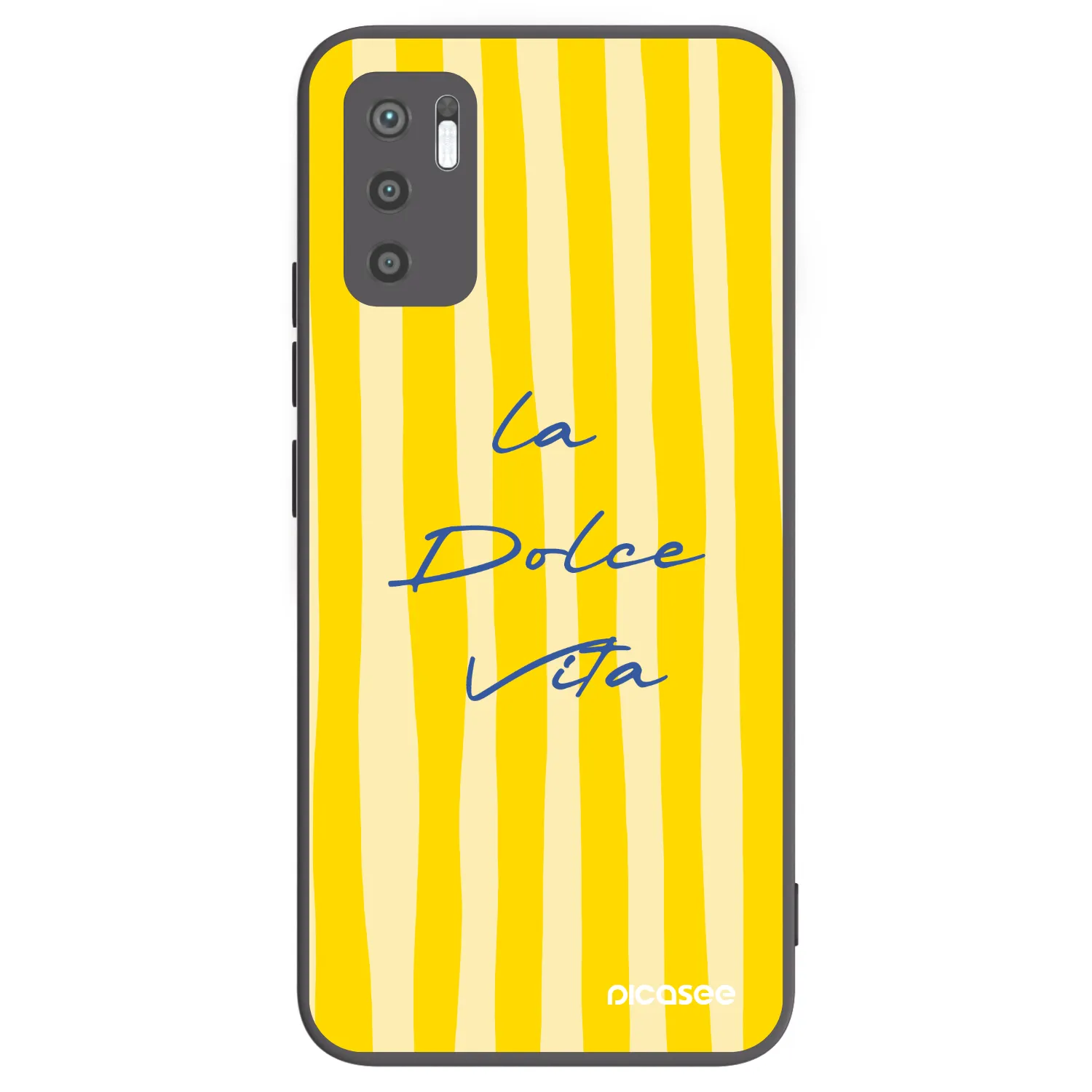 Picasee silikonowe czarne etui na Xiaomi Redmi Note 10 5G - Ladolcevita