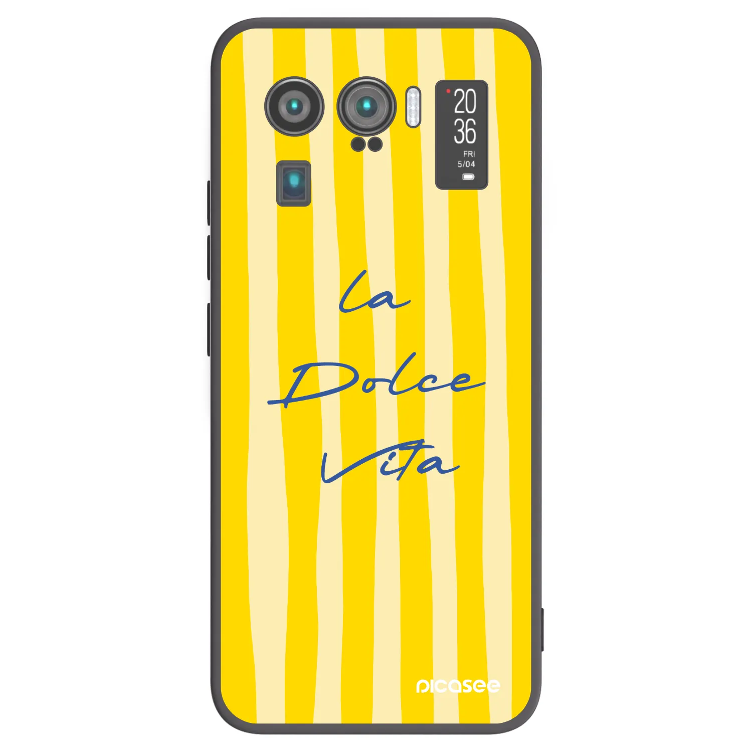 Picasee silikonowe czarne etui na Xiaomi Mi 11 Ultra - Ladolcevita