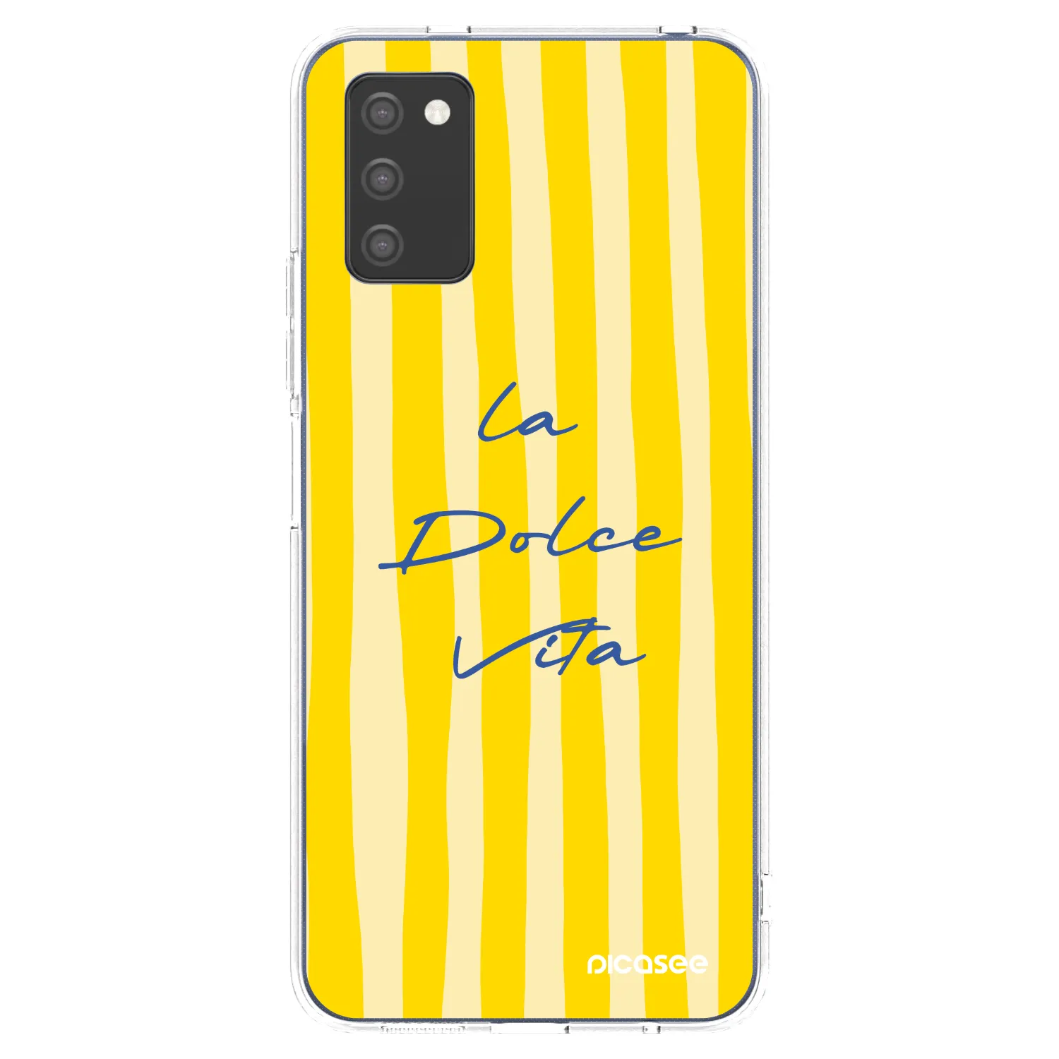 Picasee silikonowe przeźroczyste etui na Samsung Galaxy A02s A025G - Ladolcevita