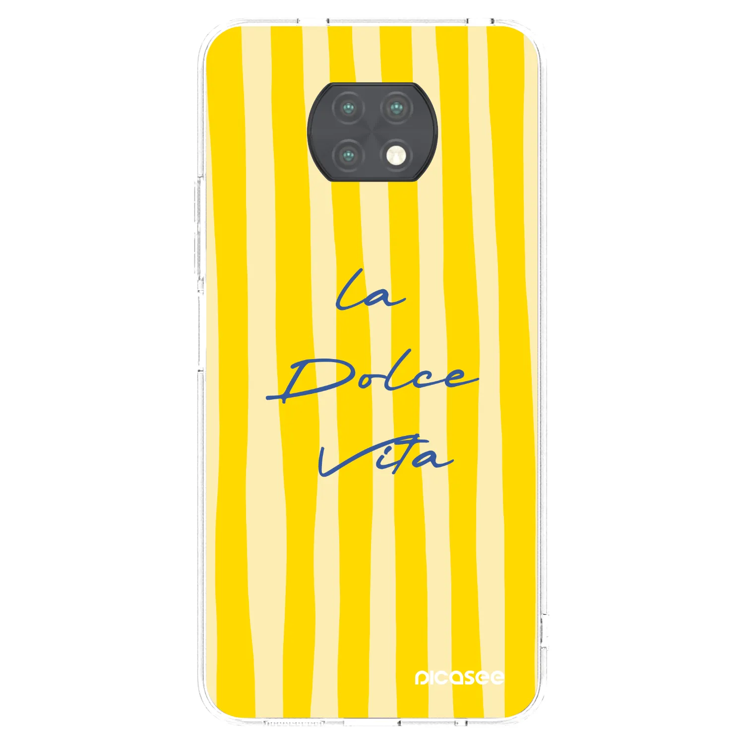 Picasee silikonowe przeźroczyste etui na Xiaomi Redmi Note 9T - Ladolcevita