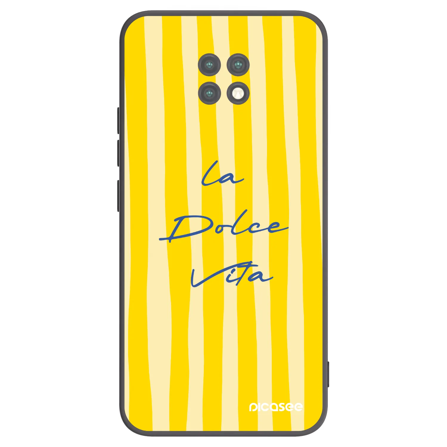 Picasee silikonowe czarne etui na Xiaomi Redmi Note 9T - Ladolcevita