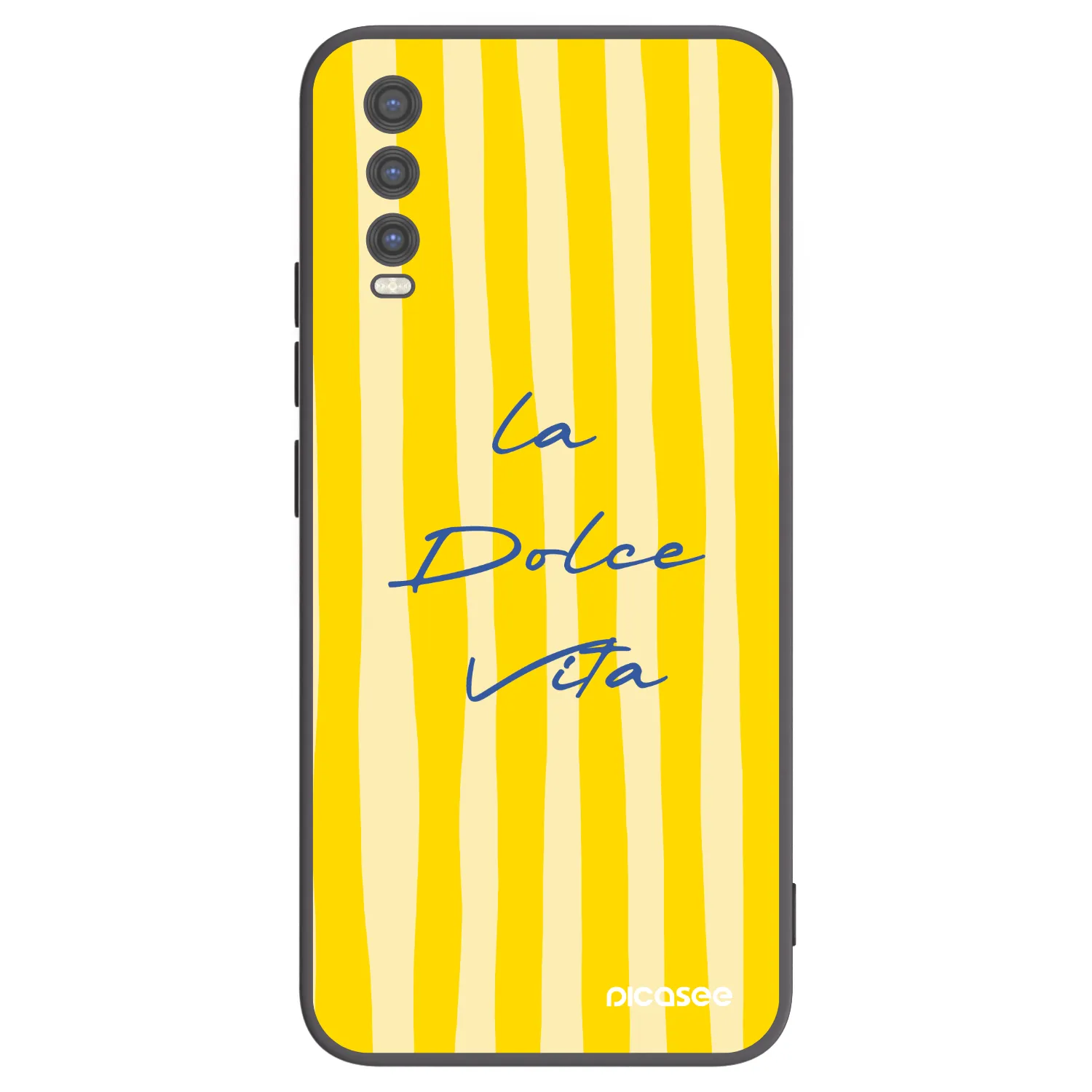 Picasee silikonowe czarne etui na Vivo Y20s - Ladolcevita